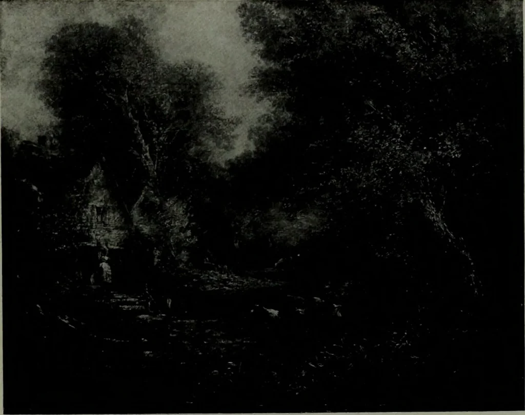 An illustration from De luxe illustrated catalogue of the notable art collection formed by the late George A. Hearn ... to be sold at unrestricted public sale, as directed by the terms of the will, Clarkson Cowl, Herbert Spencer Greims and George E. Schank, executors, on the afternoons and evenings at the places herein stated .., 1918, leaf 248