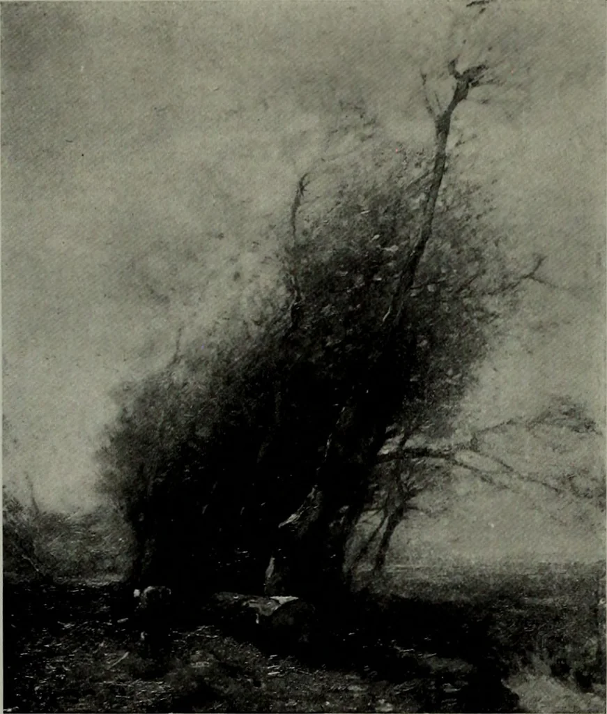 An illustration from De luxe illustrated catalogue of the notable art collection formed by the late George A. Hearn ... to be sold at unrestricted public sale, as directed by the terms of the will, Clarkson Cowl, Herbert Spencer Greims and George E. Schank, executors, on the afternoons and evenings at the places herein stated .., 1918, leaf 31