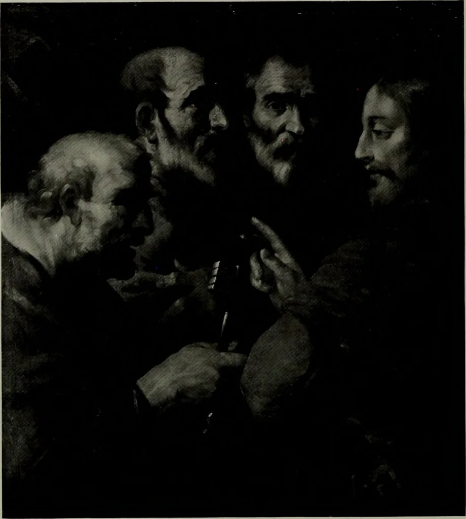 An illustration from De luxe illustrated catalogue of the notable art collection formed by the late George A. Hearn ... to be sold at unrestricted public sale, as directed by the terms of the will, Clarkson Cowl, Herbert Spencer Greims and George E. Schank, executors, on the afternoons and evenings at the places herein stated .., 1918, leaf 317