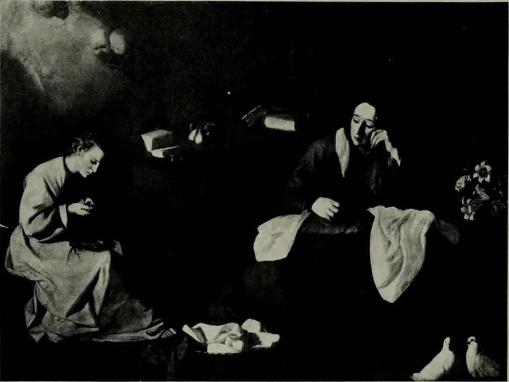 An illustration from De luxe illustrated catalogue of the notable art collection formed by the late George A. Hearn ... to be sold at unrestricted public sale, as directed by the terms of the will, Clarkson Cowl, Herbert Spencer Greims and George E. Schank, executors, on the afternoons and evenings at the places herein stated .., 1918, leaf 319