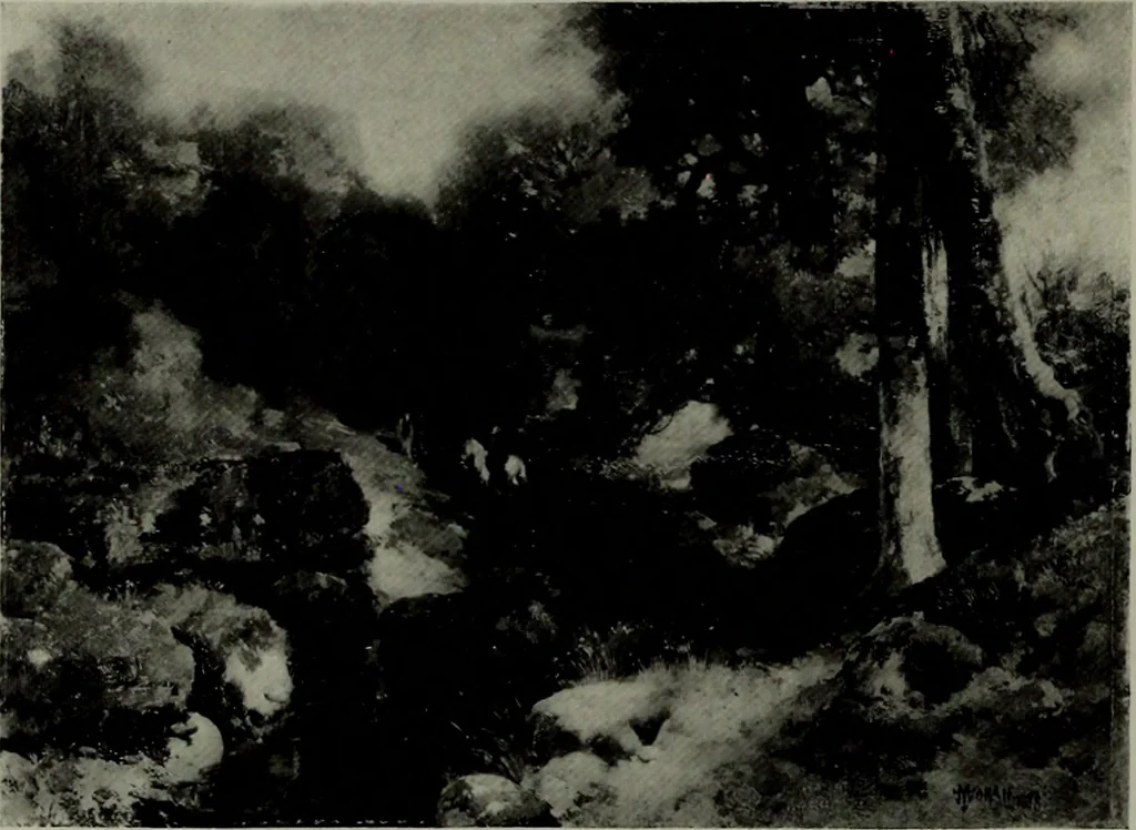 An illustration from De luxe illustrated catalogue of the notable art collection formed by the late George A. Hearn ... to be sold at unrestricted public sale, as directed by the terms of the will, Clarkson Cowl, Herbert Spencer Greims and George E. Schank, executors, on the afternoons and evenings at the places herein stated .., 1918, leaf 33