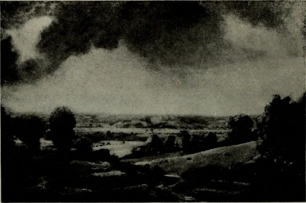An illustration from De luxe illustrated catalogue of the notable art collection formed by the late George A. Hearn ... to be sold at unrestricted public sale, as directed by the terms of the will, Clarkson Cowl, Herbert Spencer Greims and George E. Schank, executors, on the afternoons and evenings at the places herein stated .., 1918, leaf 337