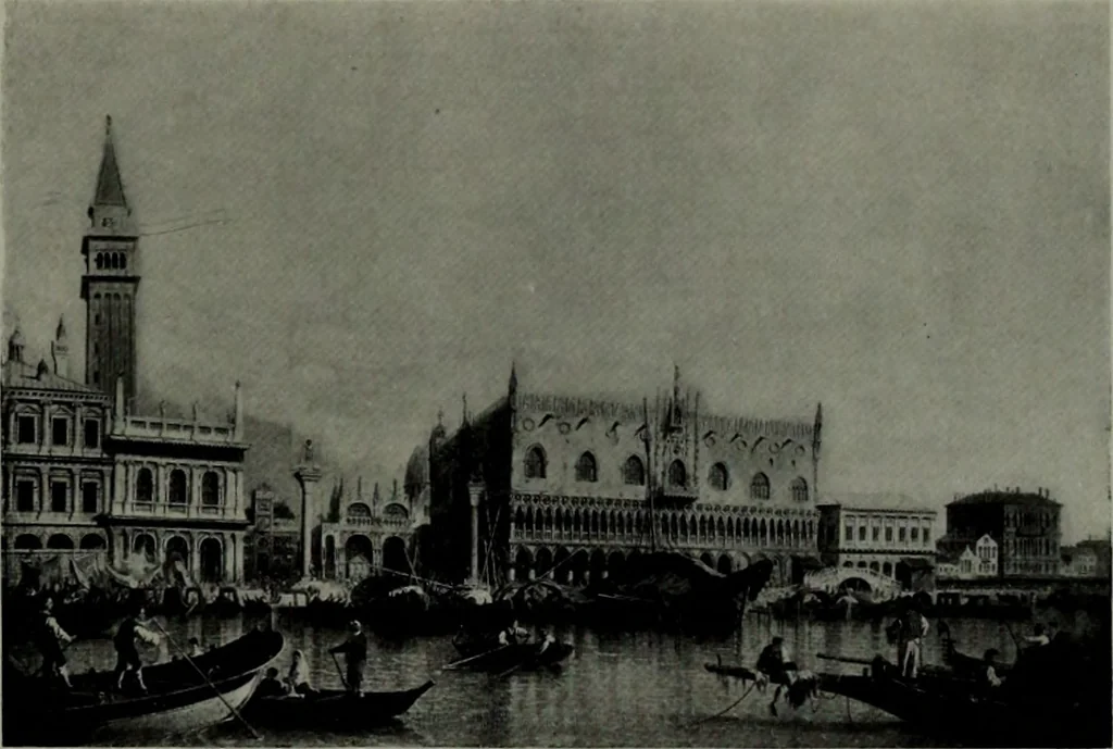 An illustration from De luxe illustrated catalogue of the notable art collection formed by the late George A. Hearn ... to be sold at unrestricted public sale, as directed by the terms of the will, Clarkson Cowl, Herbert Spencer Greims and George E. Schank, executors, on the afternoons and evenings at the places herein stated .., 1918, leaf 360