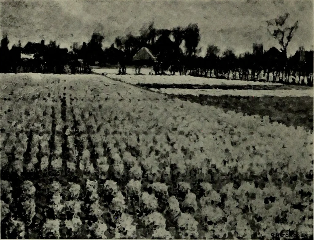 An illustration from De luxe illustrated catalogue of the notable art collection formed by the late George A. Hearn ... to be sold at unrestricted public sale, as directed by the terms of the will, Clarkson Cowl, Herbert Spencer Greims and George E. Schank, executors, on the afternoons and evenings at the places herein stated .., 1918, leaf 37