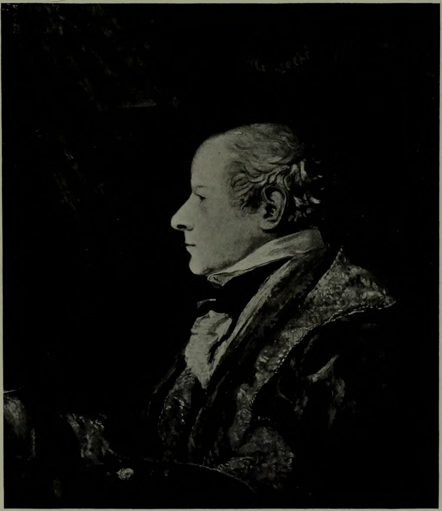 An illustration from De luxe illustrated catalogue of the notable art collection formed by the late George A. Hearn ... to be sold at unrestricted public sale, as directed by the terms of the will, Clarkson Cowl, Herbert Spencer Greims and George E. Schank, executors, on the afternoons and evenings at the places herein stated .., 1918, leaf 376