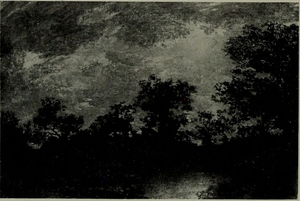 An illustration from De luxe illustrated catalogue of the notable art collection formed by the late George A. Hearn ... to be sold at unrestricted public sale, as directed by the terms of the will, Clarkson Cowl, Herbert Spencer Greims and George E. Schank, executors, on the afternoons and evenings at the places herein stated .., 1918, leaf 39