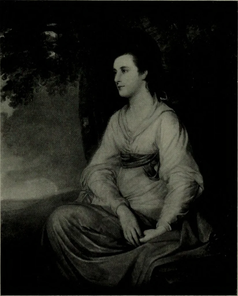An illustration from De luxe illustrated catalogue of the notable art collection formed by the late George A. Hearn ... to be sold at unrestricted public sale, as directed by the terms of the will, Clarkson Cowl, Herbert Spencer Greims and George E. Schank, executors, on the afternoons and evenings at the places herein stated .., 1918, leaf 424