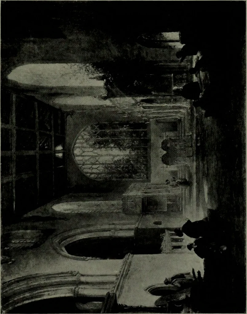 An illustration from De luxe illustrated catalogue of the notable art collection formed by the late George A. Hearn ... to be sold at unrestricted public sale, as directed by the terms of the will, Clarkson Cowl, Herbert Spencer Greims and George E. Schank, executors, on the afternoons and evenings at the places herein stated .., 1918, leaf 428