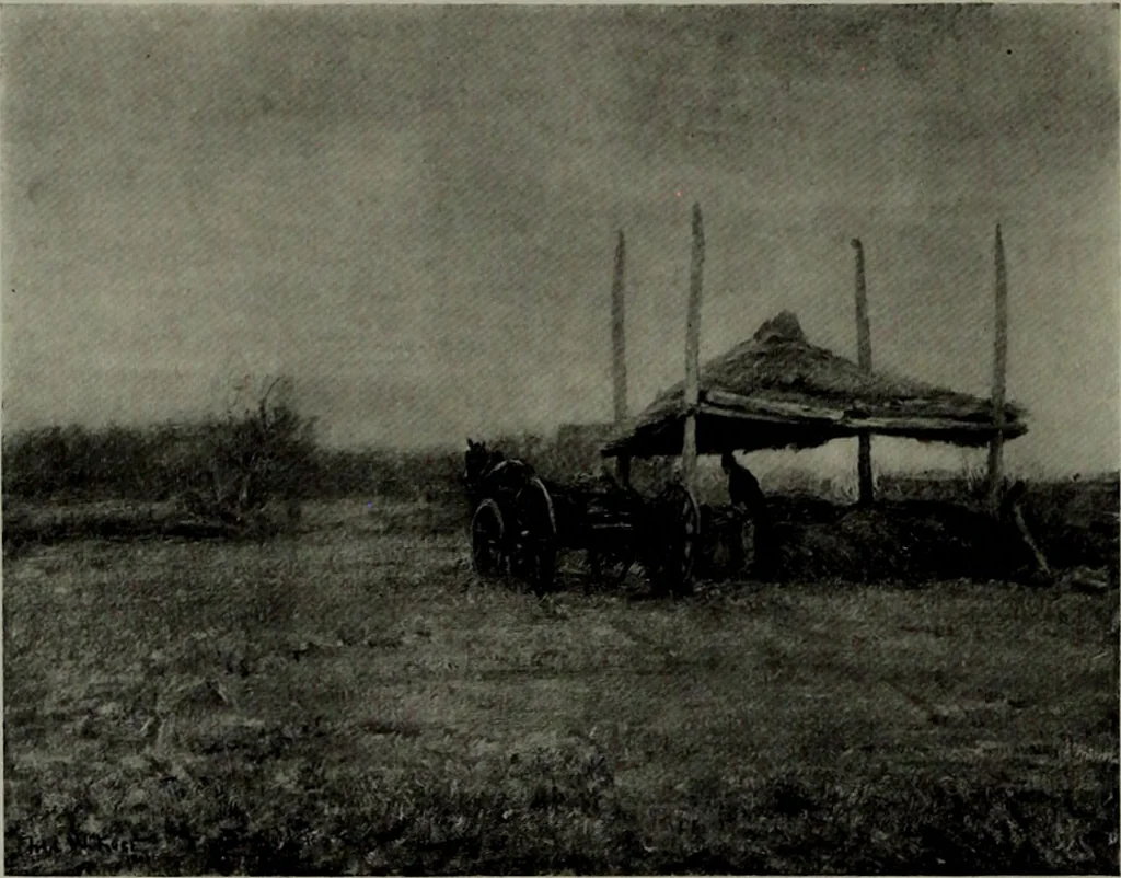 An illustration from De luxe illustrated catalogue of the notable art collection formed by the late George A. Hearn ... to be sold at unrestricted public sale, as directed by the terms of the will, Clarkson Cowl, Herbert Spencer Greims and George E. Schank, executors, on the afternoons and evenings at the places herein stated .., 1918, leaf 47