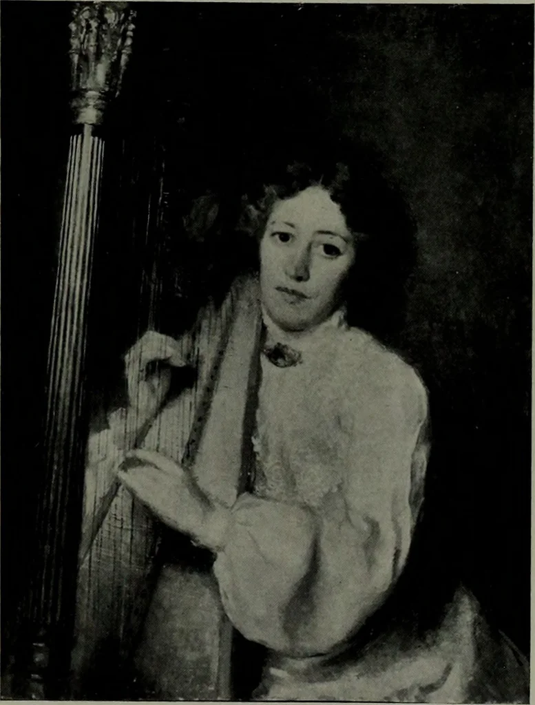 An illustration from De luxe illustrated catalogue of the notable art collection formed by the late George A. Hearn ... to be sold at unrestricted public sale, as directed by the terms of the will, Clarkson Cowl, Herbert Spencer Greims and George E. Schank, executors, on the afternoons and evenings at the places herein stated .., 1918, leaf 50