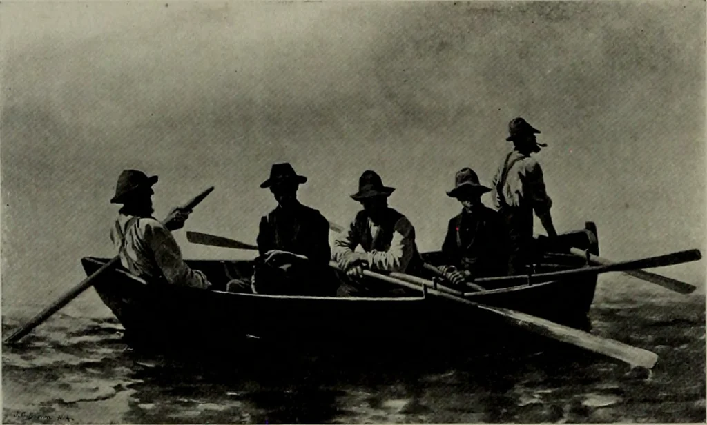 An illustration from De luxe illustrated catalogue of the notable art collection formed by the late George A. Hearn ... to be sold at unrestricted public sale, as directed by the terms of the will, Clarkson Cowl, Herbert Spencer Greims and George E. Schank, executors, on the afternoons and evenings at the places herein stated .., 1918, leaf 51