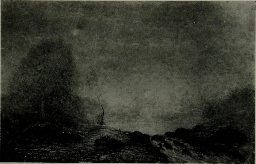 An illustration from De luxe illustrated catalogue of the notable art collection formed by the late George A. Hearn ... to be sold at unrestricted public sale, as directed by the terms of the will, Clarkson Cowl, Herbert Spencer Greims and George E. Schank, executors, on the afternoons and evenings at the places herein stated .., 1918, leaf 62