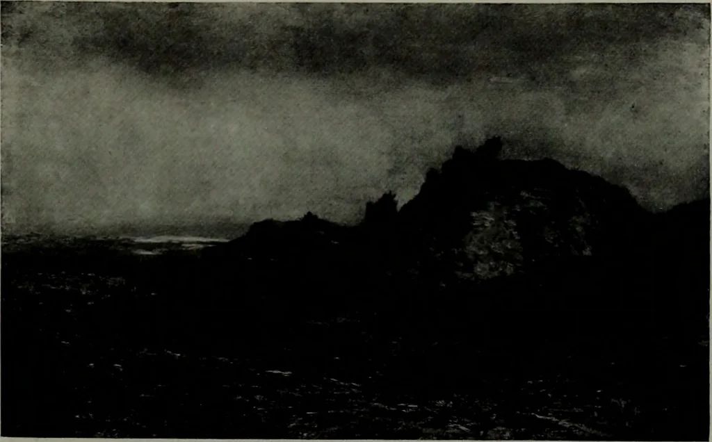 An illustration from De luxe illustrated catalogue of the notable art collection formed by the late George A. Hearn ... to be sold at unrestricted public sale, as directed by the terms of the will, Clarkson Cowl, Herbert Spencer Greims and George E. Schank, executors, on the afternoons and evenings at the places herein stated .., 1918, leaf 72