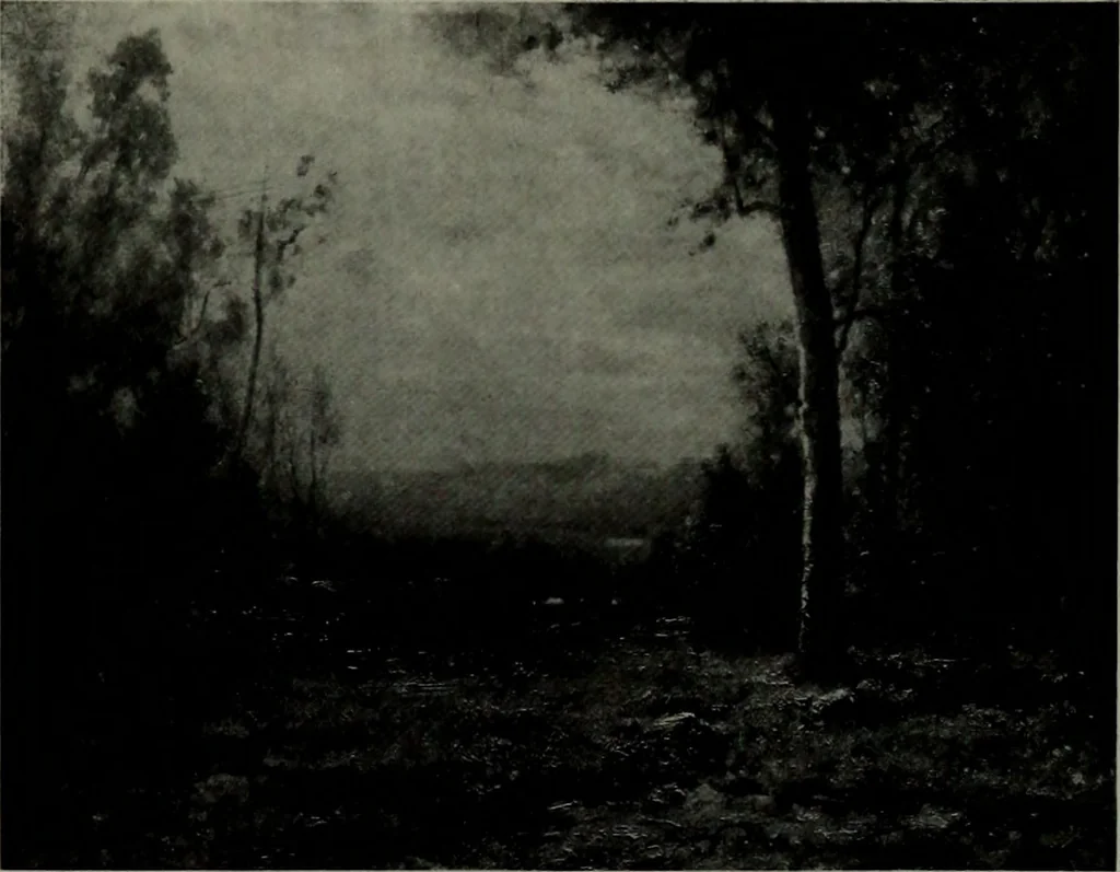 An illustration from De luxe illustrated catalogue of the notable art collection formed by the late George A. Hearn ... to be sold at unrestricted public sale, as directed by the terms of the will, Clarkson Cowl, Herbert Spencer Greims and George E. Schank, executors, on the afternoons and evenings at the places herein stated .., 1918, leaf 74