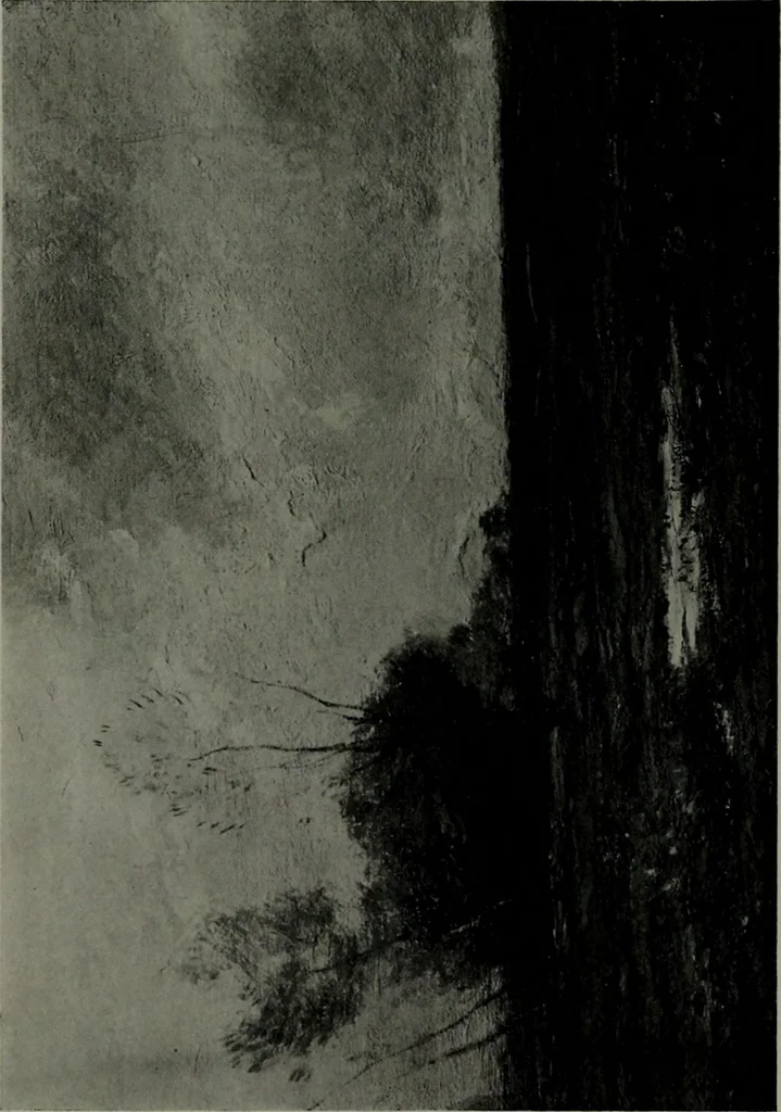 An illustration from De luxe illustrated catalogue of the notable art collection formed by the late George A. Hearn ... to be sold at unrestricted public sale, as directed by the terms of the will, Clarkson Cowl, Herbert Spencer Greims and George E. Schank, executors, on the afternoons and evenings at the places herein stated .., 1918, leaf 80