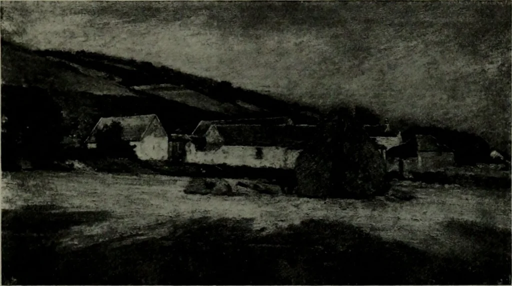 An illustration from De luxe illustrated catalogue of the notable art collection formed by the late George A. Hearn ... to be sold at unrestricted public sale, as directed by the terms of the will, Clarkson Cowl, Herbert Spencer Greims and George E. Schank, executors, on the afternoons and evenings at the places herein stated .., 1918, leaf 86