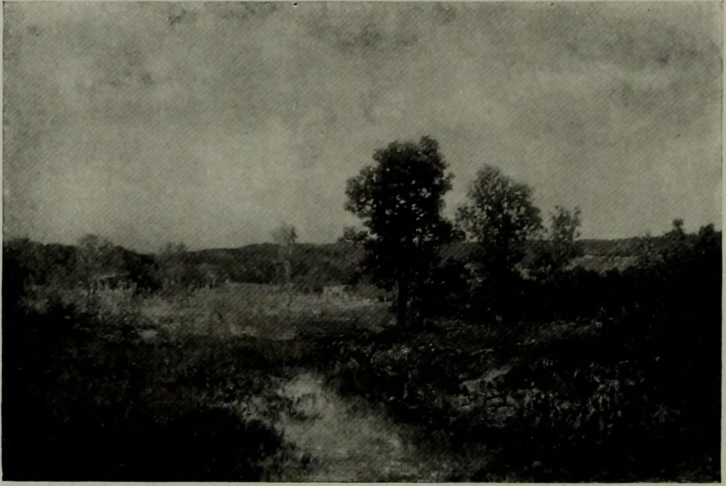 An illustration from De luxe illustrated catalogue of the notable art collection formed by the late George A. Hearn ... to be sold at unrestricted public sale, as directed by the terms of the will, Clarkson Cowl, Herbert Spencer Greims and George E. Schank, executors, on the afternoons and evenings at the places herein stated .., 1918, leaf 91