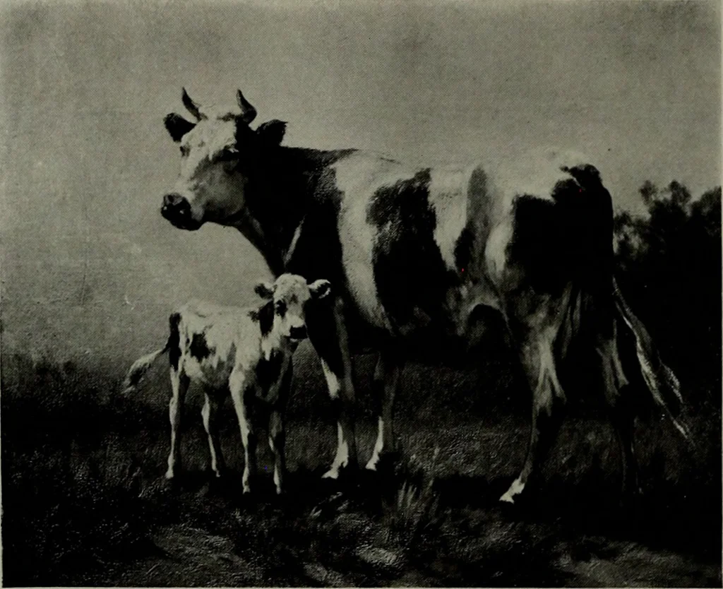 An illustration from De luxe illustrated catalogue of the notable art collection formed by the late George A. Hearn ... to be sold at unrestricted public sale, as directed by the terms of the will, Clarkson Cowl, Herbert Spencer Greims and George E. Schank, executors, on the afternoons and evenings at the places herein stated .., 1918, leaf 95