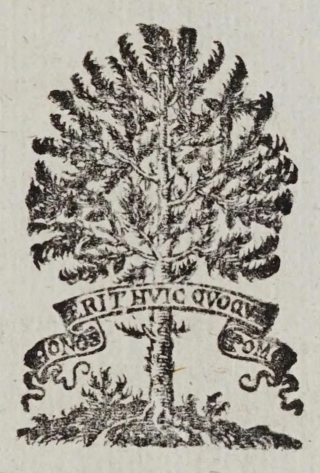 An illustration from De maculis solarib. et stellis circa Iouem errantibus : accuratior disquisitio, ad Marcum Velserum ... perscripta. Interiectis obseruationum delineationibus, 1612, leaf 7