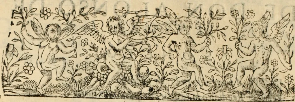 An illustration from De manu regia tractatus : prima[-secunda] pars : inquo, omnium legum regiarum (quibus regi Portugalliae inuictissimo, in causis ecclesiasticis cognitio permissa est) ex iure, priuilegio, consuetudine, seu concordia, sensus, & vera decidendi ratio aperitur, 1622, leaf 19