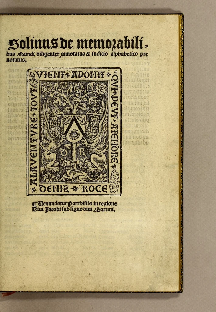 An illustration from De memorabilibus mundi diligenter annotatus & indicio alphabetico prenotatus., 1503, leaf 11