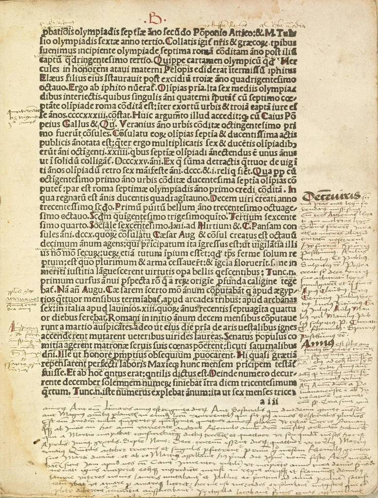 An illustration from De memoralibus [i.e. memorabilibus] mundi, leaf 9
