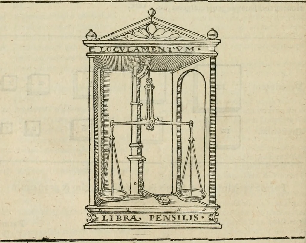 An illustration from De monetis et re nvmaria libri dvo: qvorvm primvs artem cvdendae monetae, secvndvs vero qvaestionvm monetariarvm decisiones continet. His accesservnt tractatvs varii atqve vtiles, necnon consilia, singvlaresqve additiones tam veterum, quàm neotericorum authorum, qui de monetis... scripserunt .., 1591, leaf 119