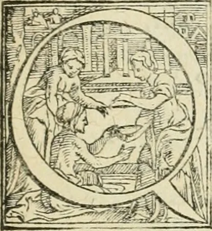 An illustration from De monetis et re nvmaria libri dvo: qvorvm primvs artem cvdendae monetae, secvndvs vero qvaestionvm monetariarvm decisiones continet. His accesservnt tractatvs varii atqve vtiles, necnon consilia, singvlaresqve additiones tam veterum, quàm neotericorum authorum, qui de monetis... scripserunt .., 1591, leaf 16