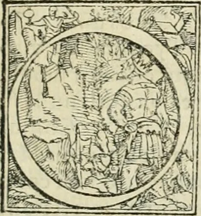 An illustration from De monetis et re nvmaria libri dvo: qvorvm primvs artem cvdendae monetae, secvndvs vero qvaestionvm monetariarvm decisiones continet. His accesservnt tractatvs varii atqve vtiles, necnon consilia, singvlaresqve additiones tam veterum, quàm neotericorum authorum, qui de monetis... scripserunt .., 1591, leaf 6