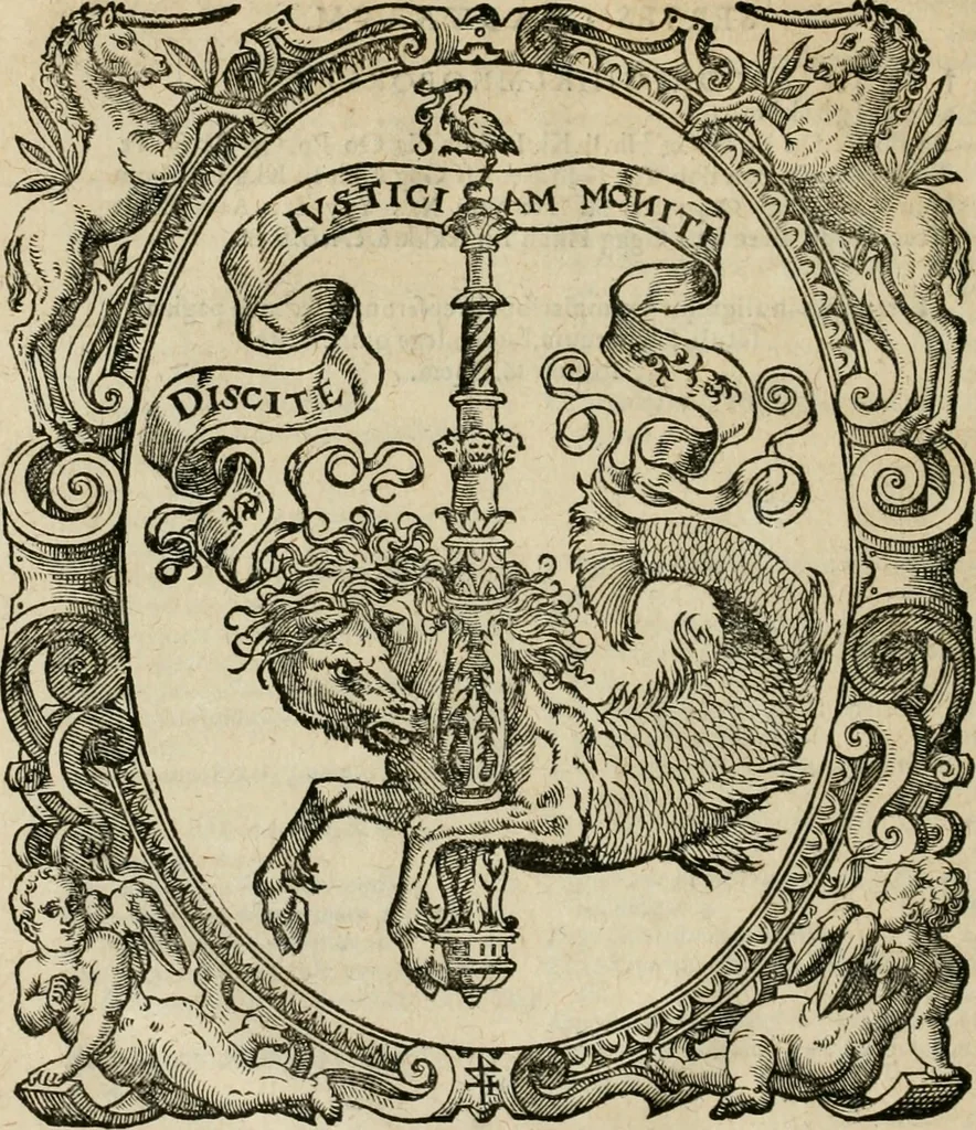 An illustration from De monetis et re nvmaria libri dvo: qvorvm primvs artem cvdendae monetae, secvndvs vero qvaestionvm monetariarvm decisiones continet. His accesservnt tractatvs varii atqve vtiles, necnon consilia, singvlaresqve additiones tam veterum, quàm neotericorum authorum, qui de monetis... scripserunt .., 1591, leaf 79