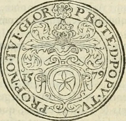 An illustration from De monetis et re nvmaria libri dvo: qvorvm primvs artem cvdendae monetae, secvndvs vero qvaestionvm monetariarvm decisiones continet. His accesservnt tractatvs varii atqve vtiles, necnon consilia, singvlaresqve additiones tam veterum, quàm neotericorum authorum, qui de monetis... scripserunt .., 1591, leaf 84