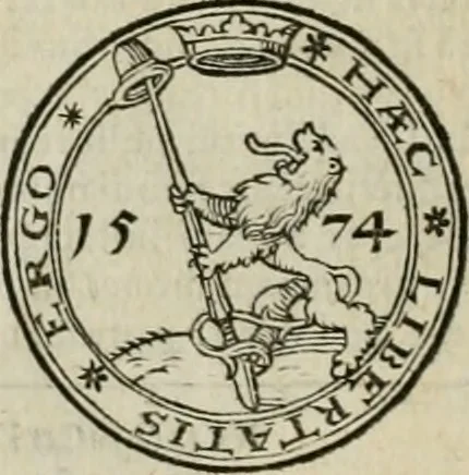 An illustration from De monetis et re nvmaria libri dvo: qvorvm primvs artem cvdendae monetae, secvndvs vero qvaestionvm monetariarvm decisiones continet. His accesservnt tractatvs varii atqve vtiles, necnon consilia, singvlaresqve additiones tam veterum, quàm neotericorum authorum, qui de monetis... scripserunt .., 1591, leaf 87