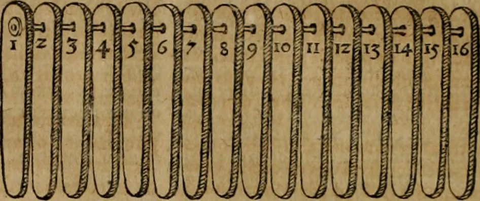 An illustration from De monetis, et re nvmaria, libri dvo... His accesservnt tractatuvs varii ... necnon consilia ... tam veterum quàm neotericorum authorum, qui de monetis ... scripserunt .., 1591, leaf 135