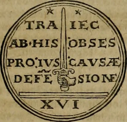An illustration from De monetis, et re nvmaria, libri dvo... His accesservnt tractatuvs varii ... necnon consilia ... tam veterum quàm neotericorum authorum, qui de monetis ... scripserunt .., 1591, leaf 84