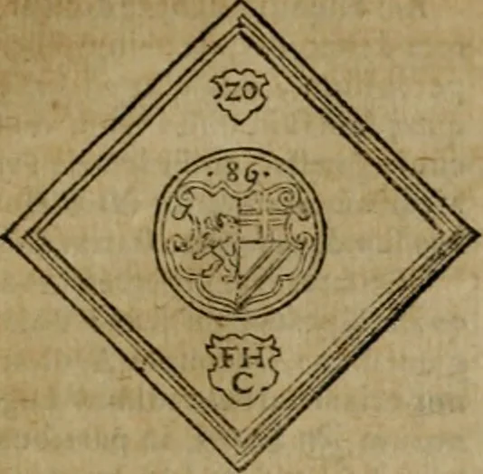 An illustration from De monetis, et re nvmaria, libri dvo... His accesservnt tractatuvs varii ... necnon consilia ... tam veterum quàm neotericorum authorum, qui de monetis ... scripserunt .., 1591, leaf 86