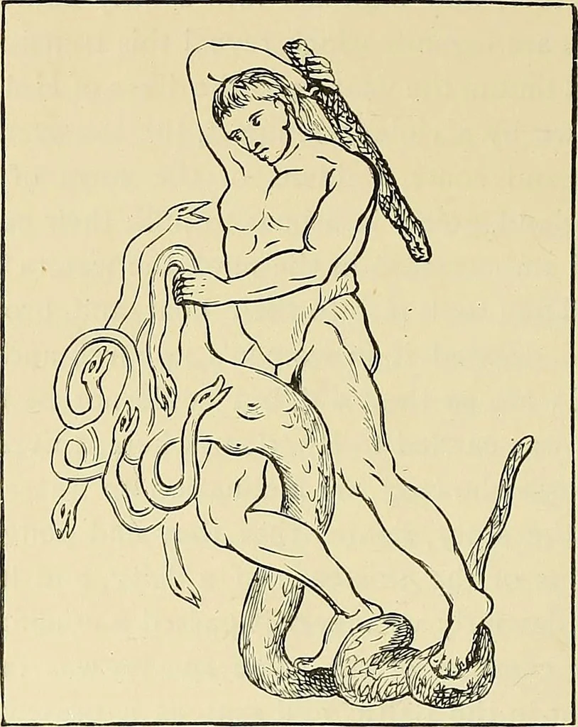 An illustration from Demonology and devil-lore, 1879, leaf 135