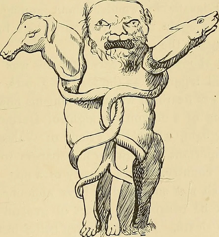 An illustration from Demonology and devil-lore, 1879, leaf 154