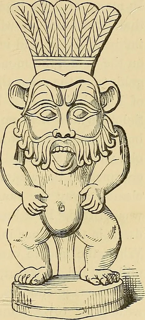 An illustration from Demonology and devil-lore, 1879, leaf 206