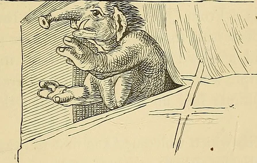 An illustration from Demonology and devil-lore, 1879, leaf 218
