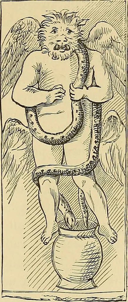 An illustration from Demonology and devil-lore, 1879, leaf 286