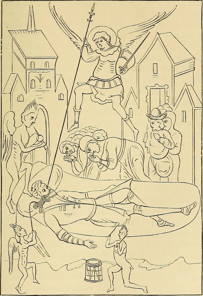 An illustration from Demonology and devil-lore, 1879, leaf 302