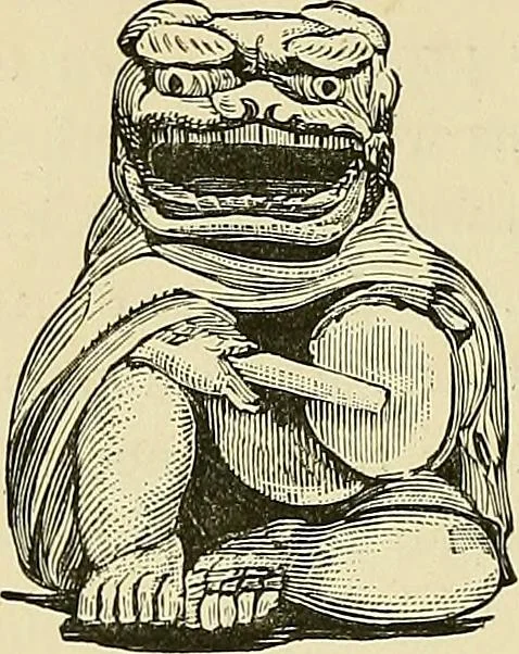An illustration from Demonology and devil-lore, 1879, leaf 65