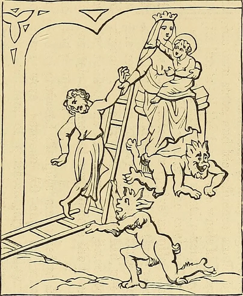 An illustration from Demonology and devil-lore, 1879, leaf 286