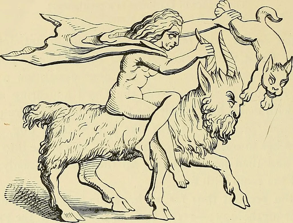 An illustration from Demonology and devil-lore, 1879, leaf 327