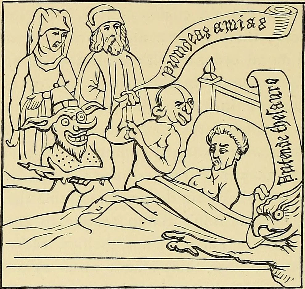 An illustration from Demonology and devil-lore, 1879, leaf 409