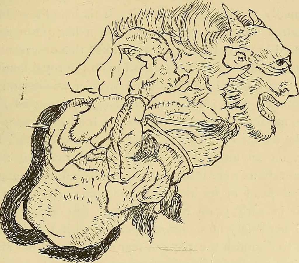 An illustration from Demonology and devil-lore, 1879, leaf 422