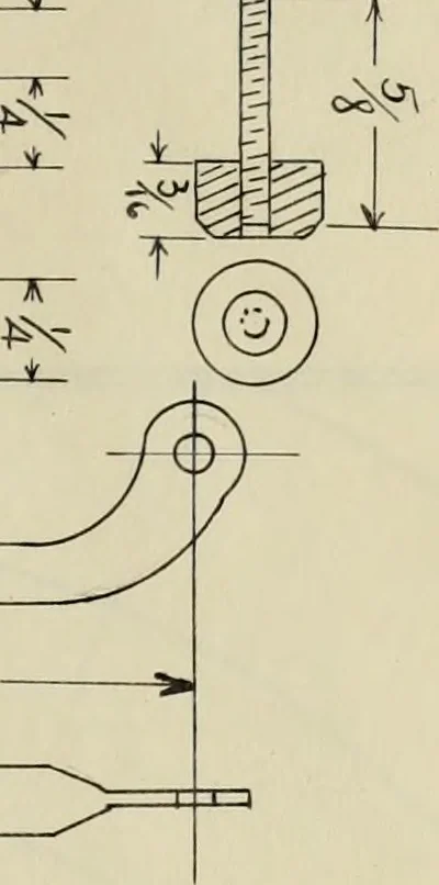 An illustration from Demonstration apparatus to illustrate the operation of synchronous machines, 1908, leaf 30