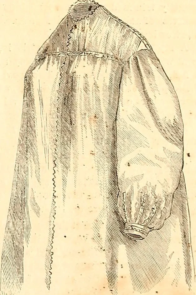 An illustration from Demorest's illustrated monthly and Mme Demorest's mirror of fashions, 1865 April, 1865, leaf 10