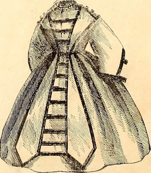 An illustration from Demorest's illustrated monthly and Mme Demorest's mirror of fashions, 1865 April, 1865, leaf 11