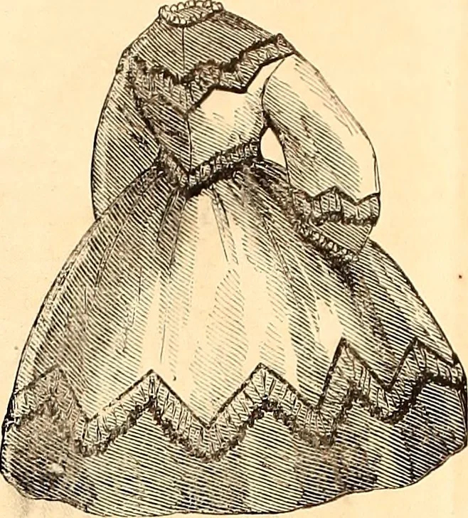 An illustration from Demorest's illustrated monthly and Mme Demorest's mirror of fashions, 1865 April, 1865, leaf 11